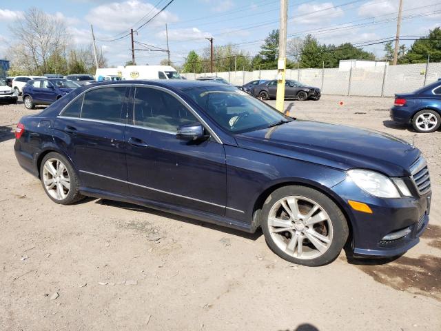 WDDHF8JBXDA714286 - 2013 MERCEDES-BENZ E 350 4MATIC BLUE photo 4