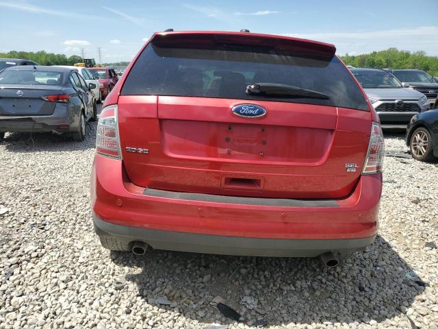 2FMDK4JC8ABA07169 - 2010 FORD EDGE SEL RED photo 6