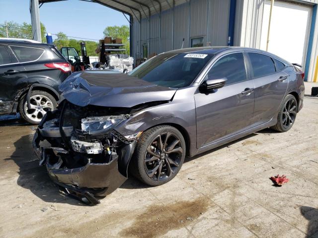 19XFC2F80KE019720 - 2019 HONDA CIVIC SPORT 灰色 照片 1