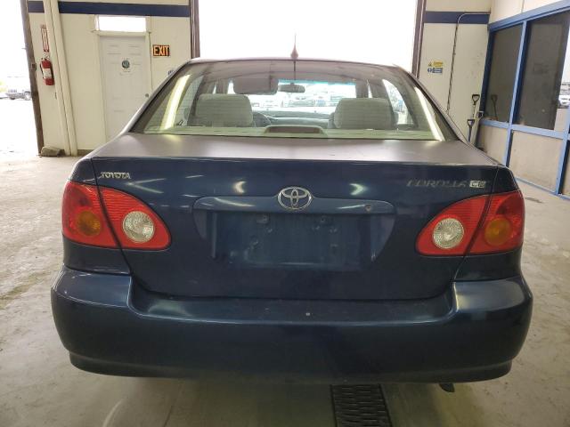 1NXBR32E83Z078690 - 2003 TOYOTA COROLLA CE BLUE photo 6