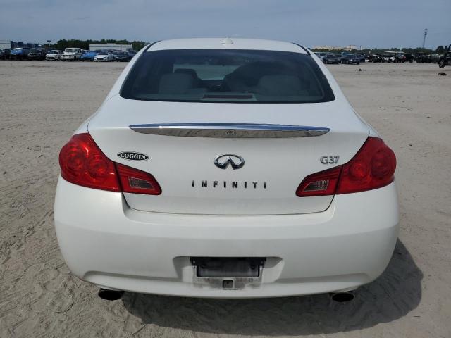 JNKCV61E79M308511 - 2009 INFINITI G37 BASE WHITE photo 6