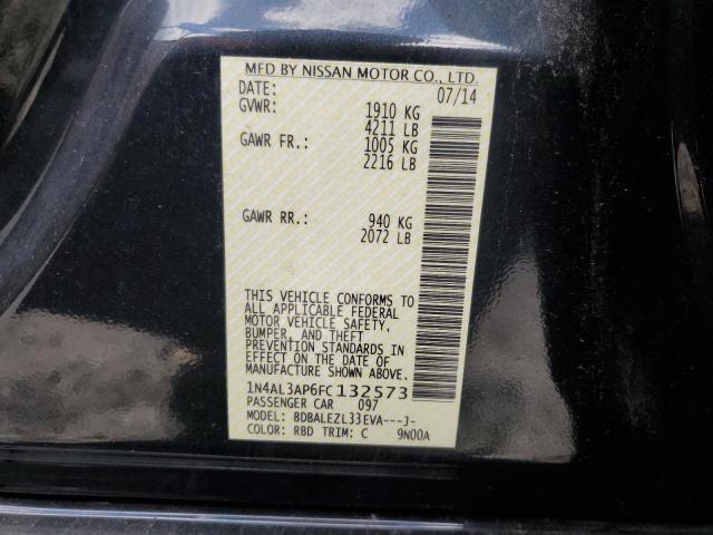 1N4AL3AP6FC132573 - 2015 NISSAN ALTIMA 2.5 CHARCOAL photo 12