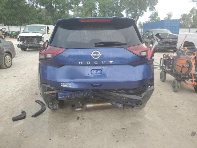 5N1AT3AA3MC737276 - 2021 NISSAN ROGUE S BLUE photo 6