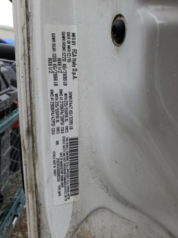 ZFBERFAT9G6B82513 - 2016 RAM PROMASTER CITY თეთრი ფოტო 13