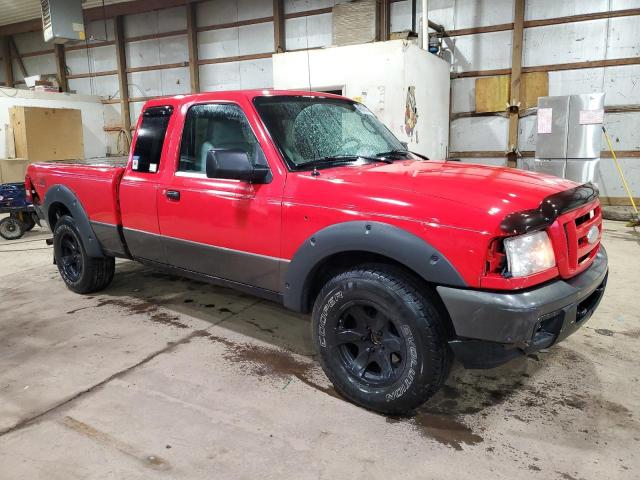 1FTZR45E36PA06626 - 2006 FORD RANGER SUPER CAB RED photo 4