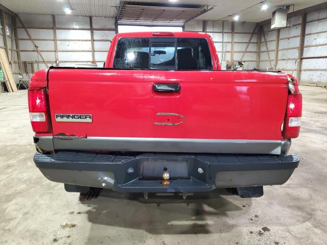 1FTZR45E36PA06626 - 2006 FORD RANGER SUPER CAB RED photo 6