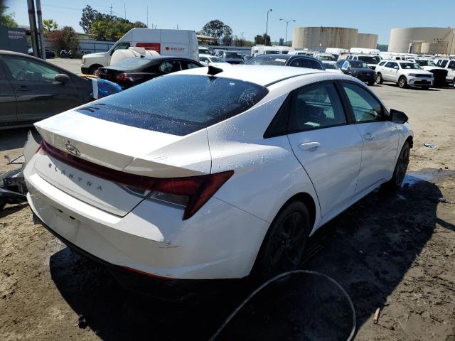 5NPLM4AG2PH110677 - 2023 HYUNDAI ELANTRA SEL WHITE photo 3