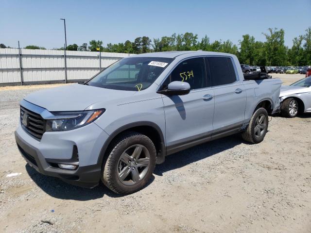 5FPYK3F75NB035510 - 2022 HONDA RIDGELINE RTL GRAY photo 1