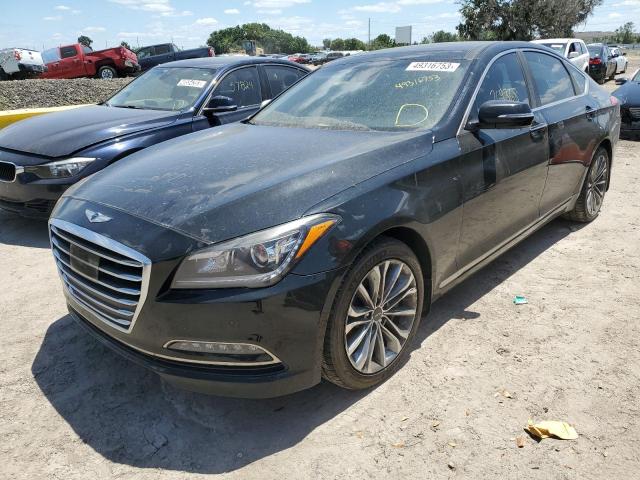 KMHGN4JE9HU174716 - 2017 GENESIS G80 BASE BLACK photo 1