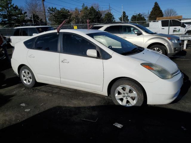 JTDKB20U353090252 - 2005 TOYOTA PRIUS WHITE photo 4