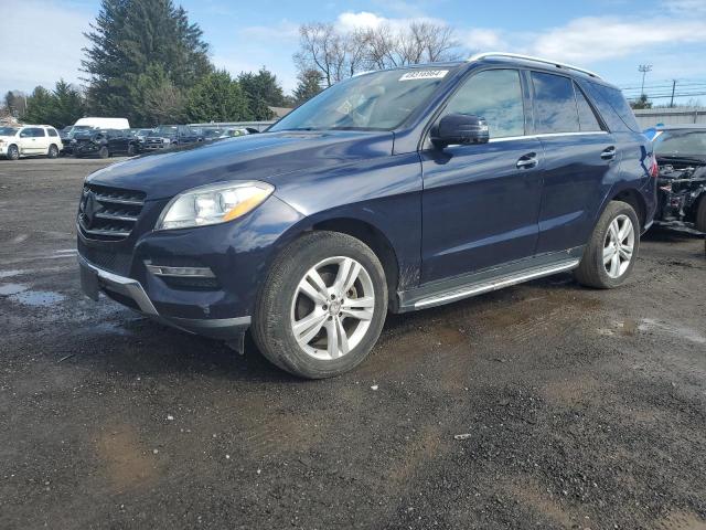 4JGDA5HB1CA029079 - 2012 MERCEDES-BENZ ML 350 4MATIC BLUE photo 1