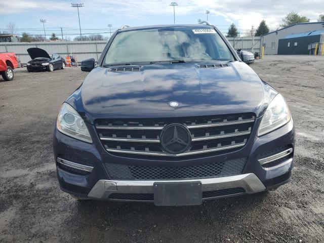 4JGDA5HB1CA029079 - 2012 MERCEDES-BENZ ML 350 4MATIC BLUE photo 5