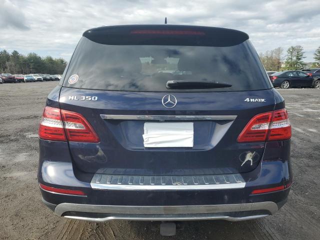 4JGDA5HB1CA029079 - 2012 MERCEDES-BENZ ML 350 4MATIC BLUE photo 6