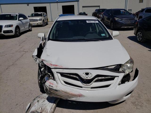 JTDBU4EE3B9126005 - 2011 TOYOTA COROLLA BASE WHITE photo 5