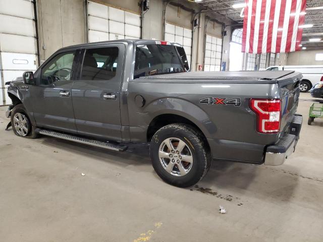 1FTEW1EP8JFE77385 - 2018 FORD F150 SUPERCREW GRAY photo 2