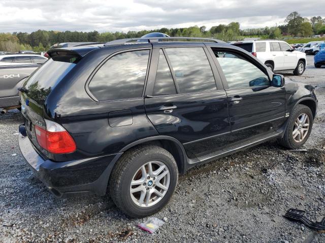 5UXFA13505LY11595 - 2005 BMW X5 3.0I BLACK photo 3