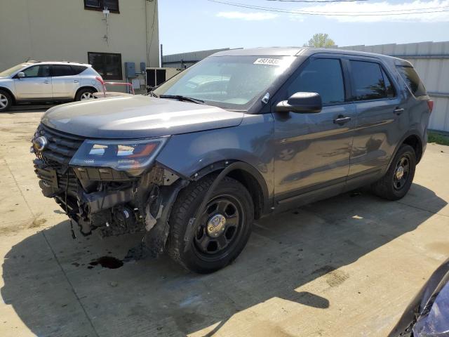 1FM5K8ARXHGD25247 - 2017 FORD EXPLORER POLICE INTERCEPTOR BLACK photo 1