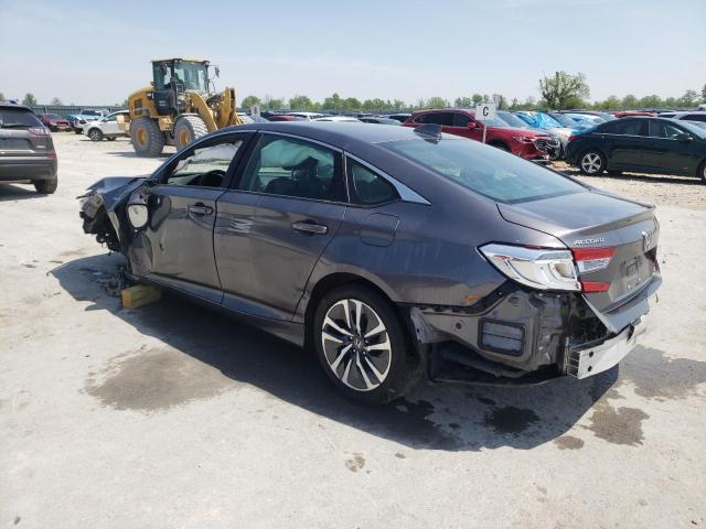 1HGCV3F13JA012303 - 2018 HONDA ACCORD HYBRID GRAY photo 2