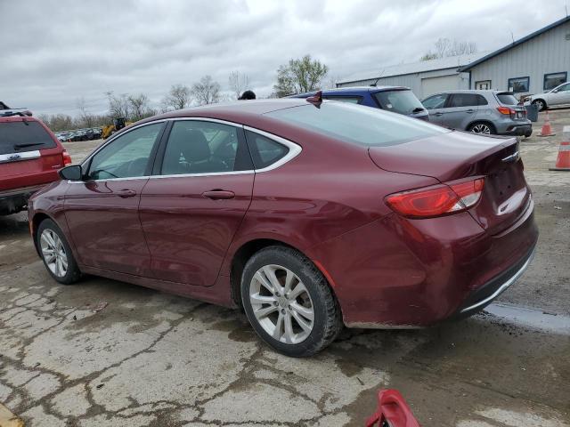 1C3CCCAB7GN137332 - 2016 CHRYSLER 200 LIMITED RED photo 2