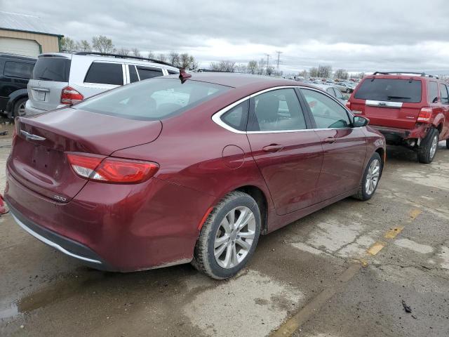 1C3CCCAB7GN137332 - 2016 CHRYSLER 200 LIMITED RED photo 3