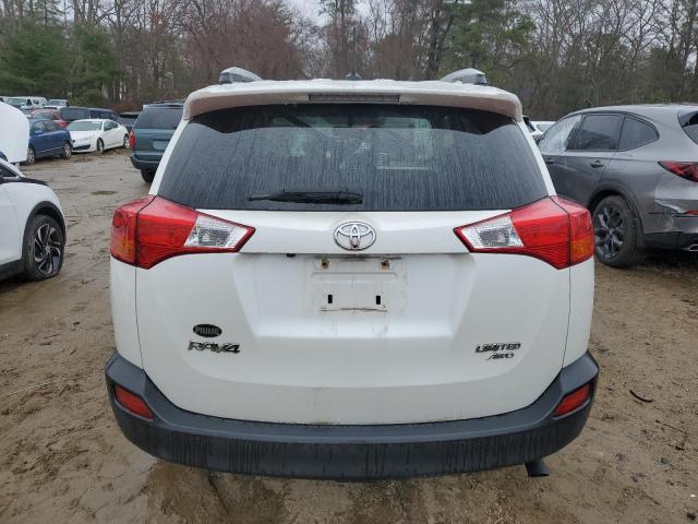 JTMDFREV8ED049505 - 2014 TOYOTA RAV4 LIMITED WHITE photo 6