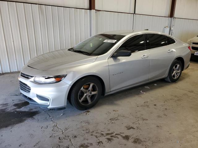 1G1ZB5ST2JF104650 - 2018 CHEVROLET MALIBU LS SILVER photo 1