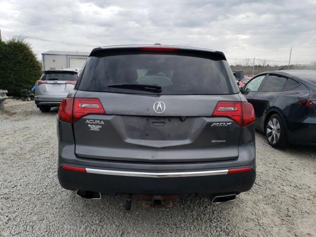 2HNYD2H78BH536532 - 2011 ACURA MDX ADVANCE GRAY photo 6