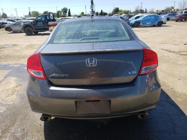 1HGCS2B82CA004556 - 2012 HONDA ACCORD EXL GRAY photo 6