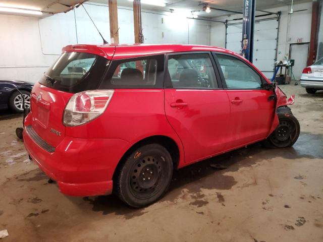 2T1KR32E67C663064 - 2007 TOYOTA COROLLA MA XR RED photo 3