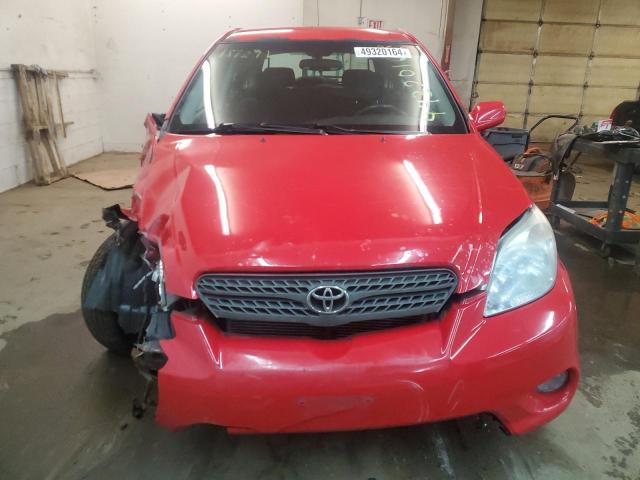 2T1KR32E67C663064 - 2007 TOYOTA COROLLA MA XR RED photo 5