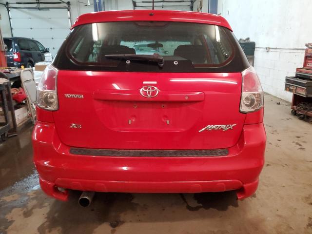 2T1KR32E67C663064 - 2007 TOYOTA COROLLA MA XR RED photo 6