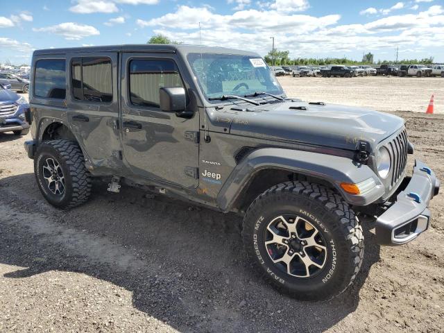 1C4JJXP61MW658742 - 2021 JEEP WRANGLER U SAHARA 4XE GRAY photo 4