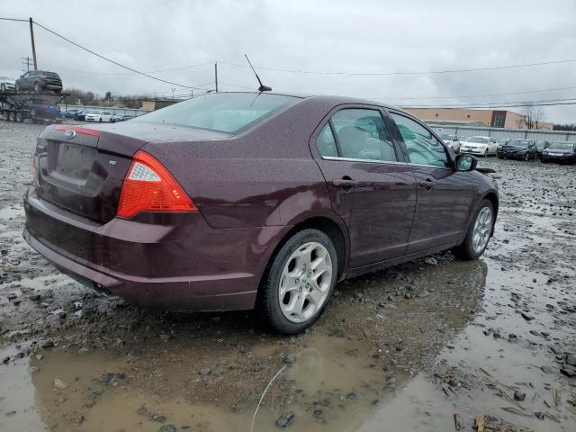 3FAHP0HAXBR205961 - 2011 FORD FUSION SE BURGUNDY photo 3