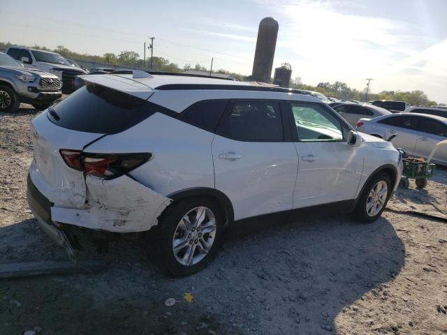 3GNKBJRS8LS641107 - 2020 CHEVROLET BLAZER 3LT WHITE photo 3