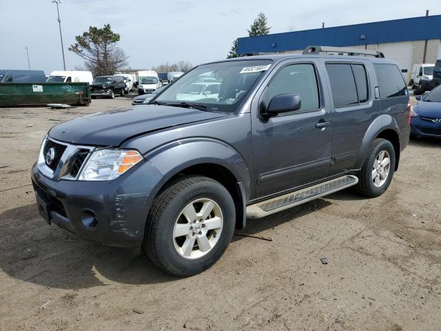 5N1AR1NB8CC624685 - 2012 NISSAN PATHFINDER S GRAY photo 1