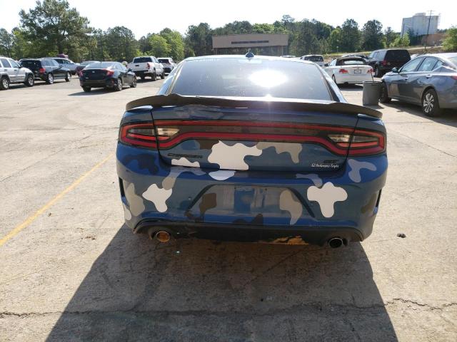 2C3CDXHG3MH565537 - 2021 DODGE CHARGER GT BLUE photo 6