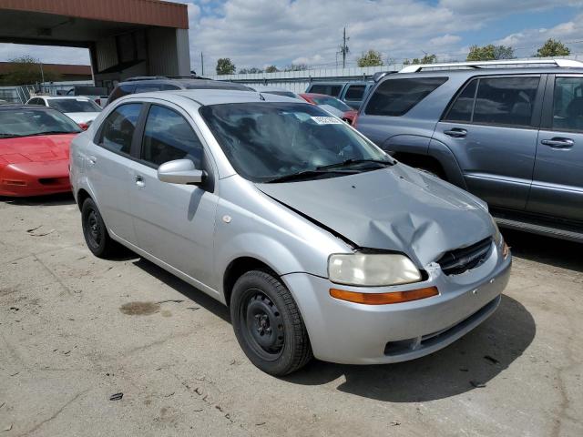 KL1TD56696B662352 - 2006 CHEVROLET AVEO BASE SILVER photo 4