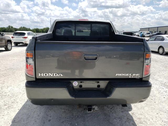 2HJYK16437H526167 - 2007 HONDA RIDGELINE RTS GRAY photo 6