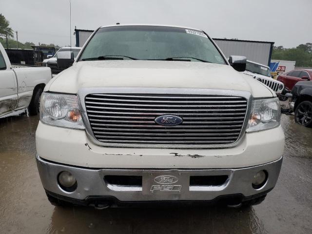 1FTPW14V57FA87135 - 2007 FORD F150 SUPERCREW WHITE photo 5