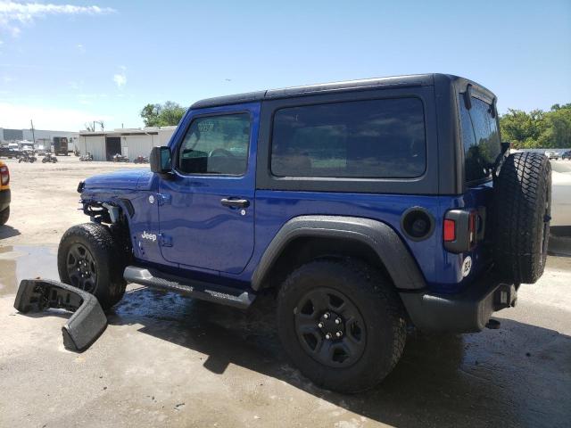 1C4GJXAN8JW264726 - 2018 JEEP WRANGLER SPORT BLUE photo 2