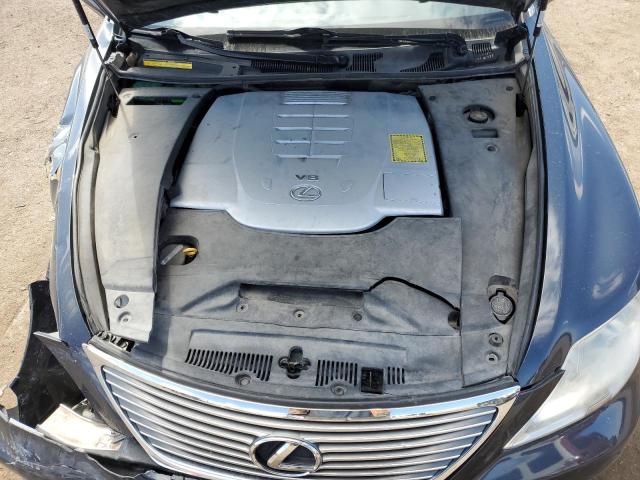 JTHBL46F075001325 - 2007 LEXUS LS 460 GRAY photo 11