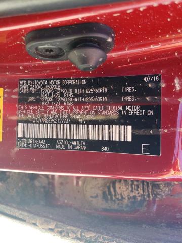 JTJYARBZ9K2127737 - 2019 LEXUS NX 300 BASE Qırmızı foto 12