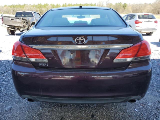 4T1BK3DB6CU446243 - 2012 TOYOTA AVALON BASE Бордовый фото 6