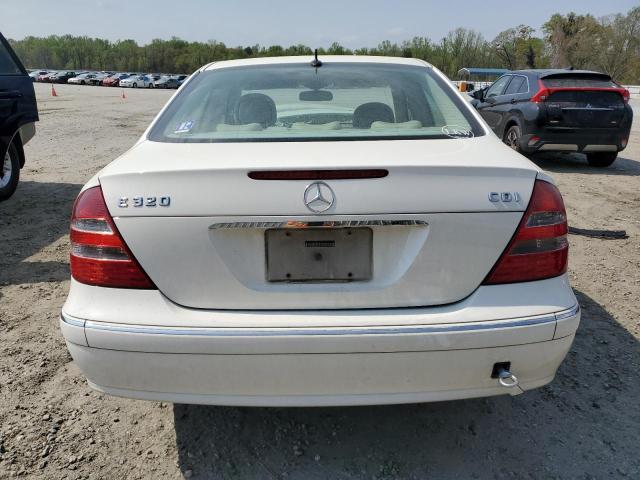 WDBUF26J36A930617 - 2006 MERCEDES-BENZ E 320 CDI WHITE photo 6