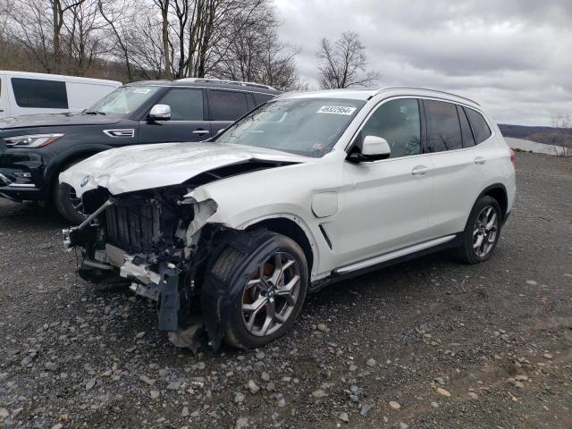 5UXTS1C00M9F02163 - 2021 BMW X3 XDRIVE30E WHITE photo 1