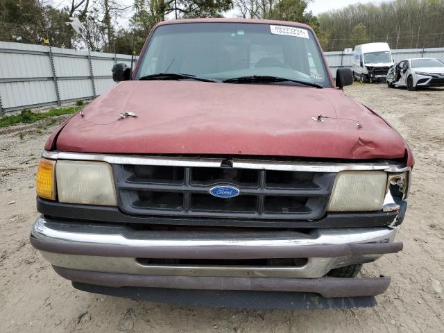 1FTCR14AXTTA52413 - 1996 FORD RANGER SUPER CAB RED photo 5