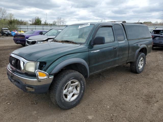 5TESN92N13Z267174 - 2003 TOYOTA TACOMA XTRACAB PRERUNNER მწვანე ფოტო 1