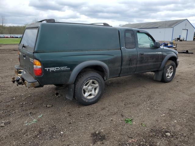 5TESN92N13Z267174 - 2003 TOYOTA TACOMA XTRACAB PRERUNNER მწვანე ფოტო 3