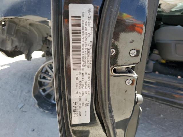 1C6RR7LT6KS569767 - 2019 RAM 1500 CLASS SLT შავი ფოტო 12