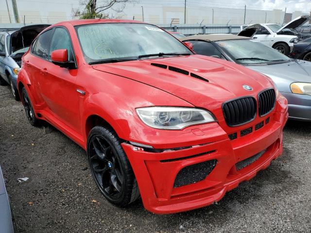 5UXFG8C56EL593170 - 2014 BMW X6 XDRIVE50I RED photo 4